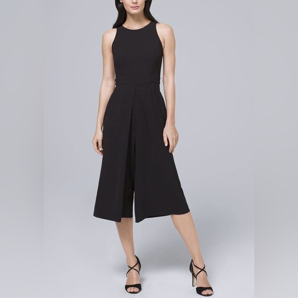 White House Black Market Classic Black Jumpsuit